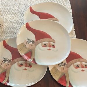 Wondershop White Melamine Christmas plates